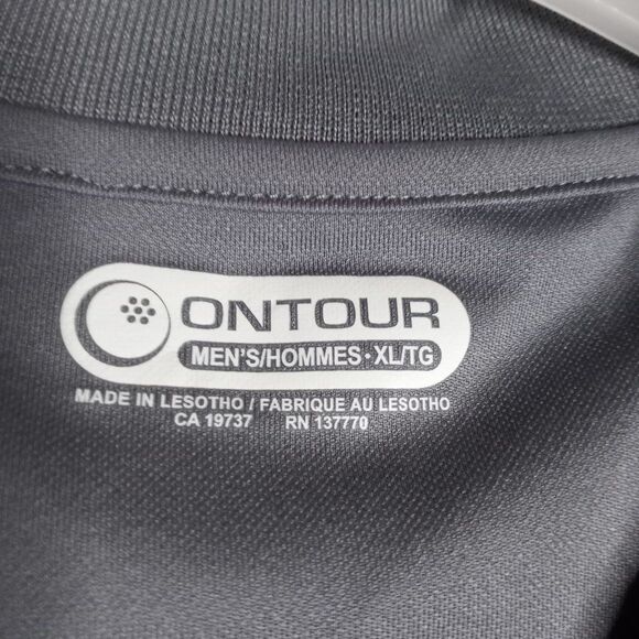 On Tour Know Your Beer Polo Shirt Men's XLarge Gray Short Sleeve Pullover Gorp - Picture 7 of 7